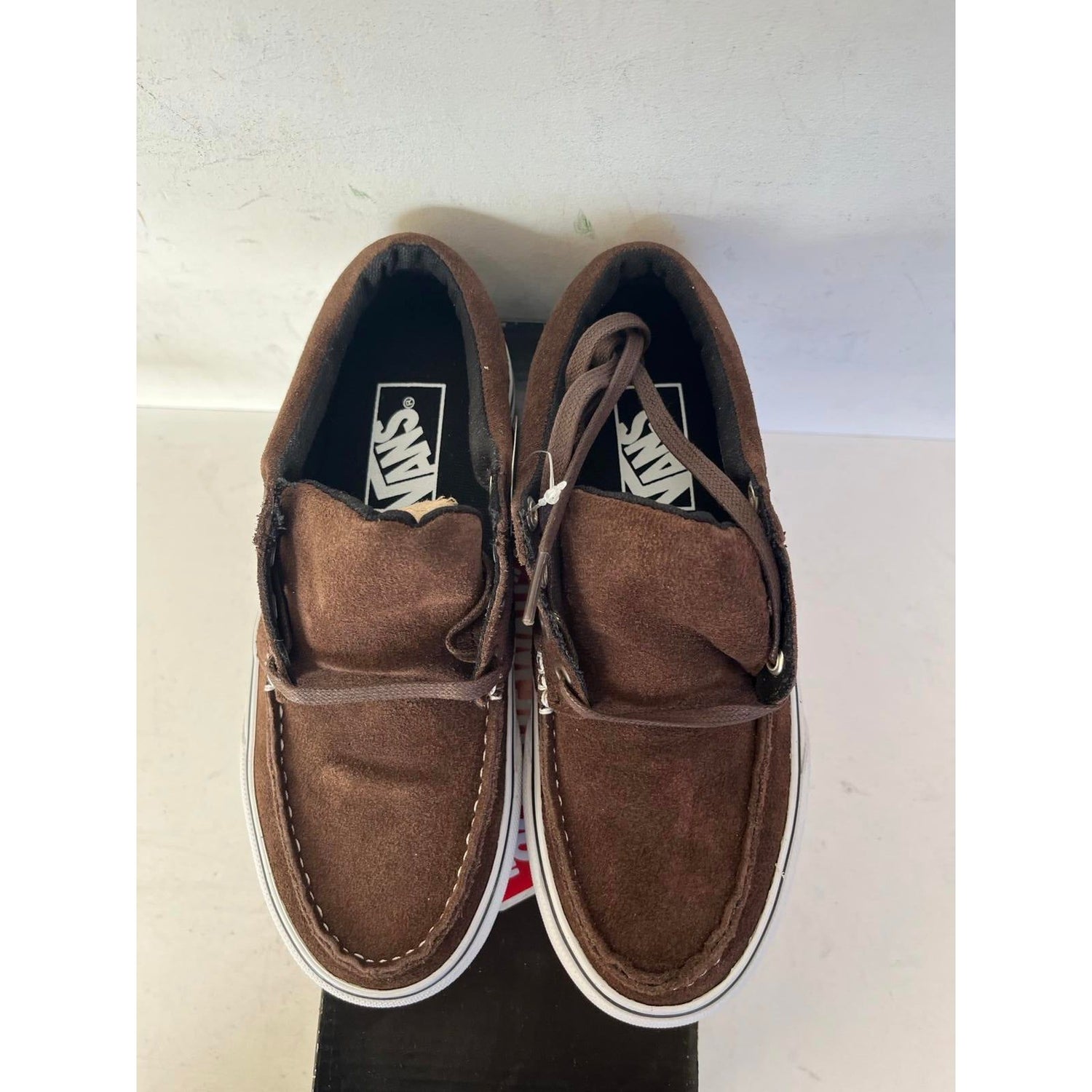 Vans Womens 106 Moccasins Suede Espresso Shoes RRP £65 Size UK 3
