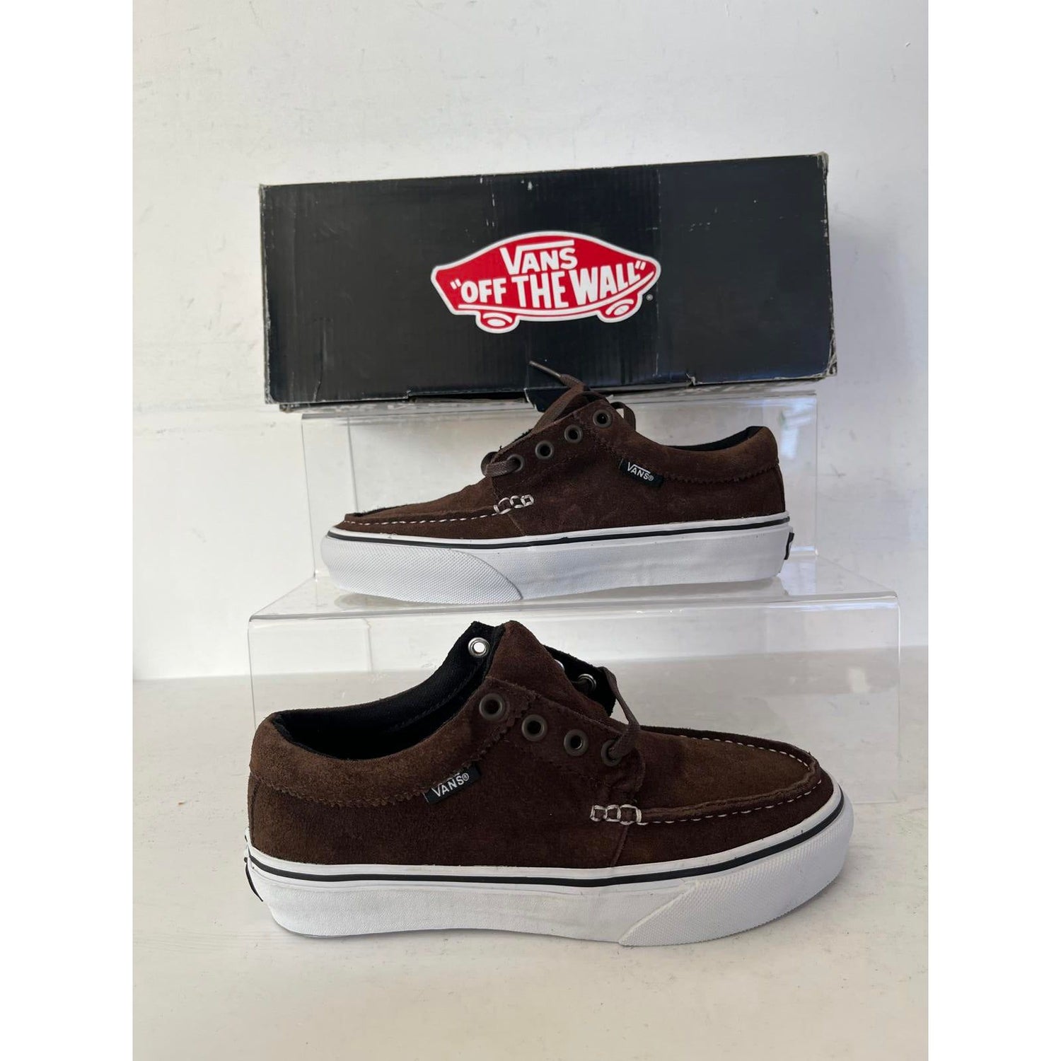 Vans Womens 106 Moccasins Suede Espresso Shoes RRP £65 Size UK 3