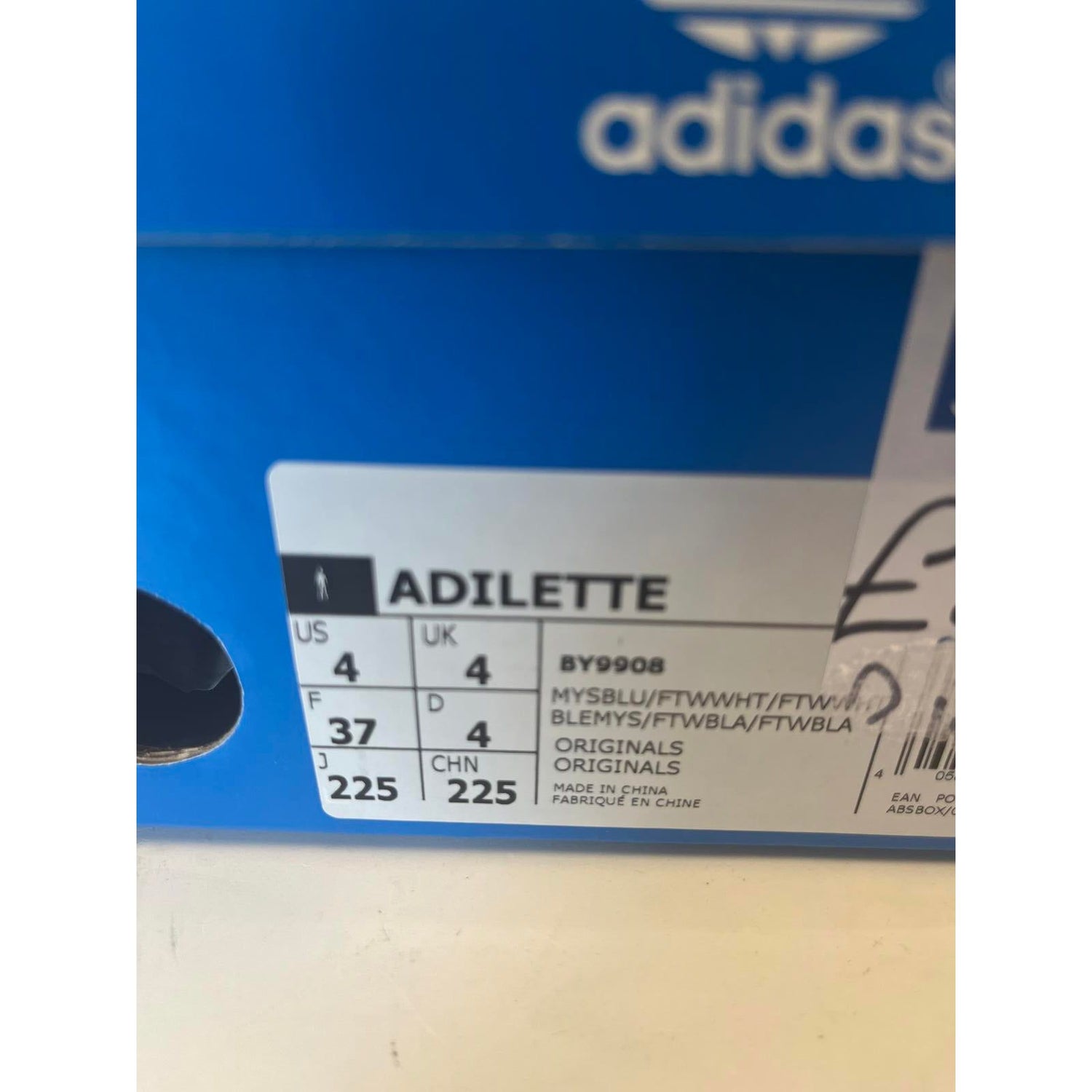 Adidas Adilette Womens Sliders UK 4 RRP £23