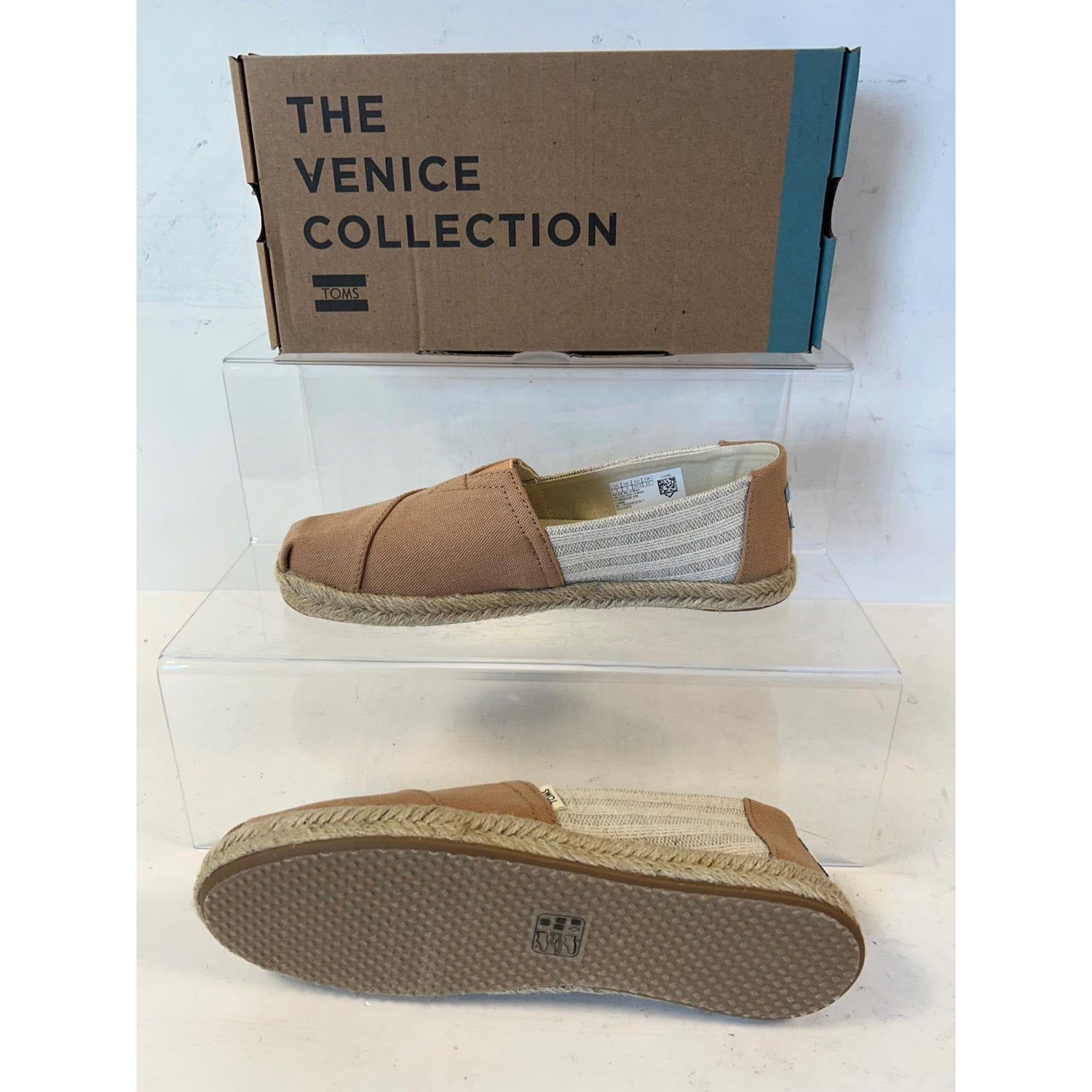 Toms Womens Classic Slip on Canvas Pumps RRP £40 UK 3