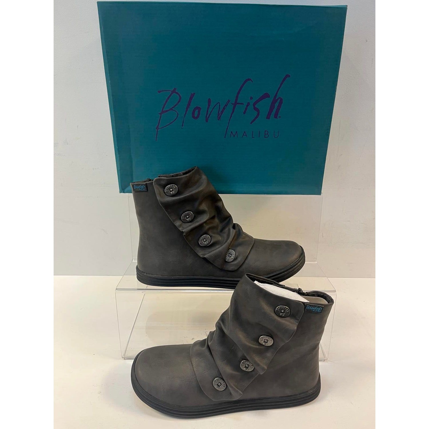 Blowfish Womens Malibu Rabbit Button Boots RRP £45.00 UK 3